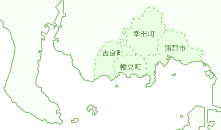 訪問地域地図